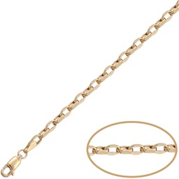 [PU1206] PULSERA ORO 18KL ROLOT ALARGADO - 3MM