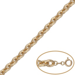 [PU1225] PULSERA ORO 18KL ROLOT HUECO - 8MM