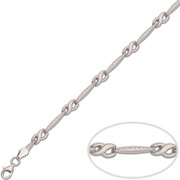 [PU432] PULSERA ORO BLANCO 18KL