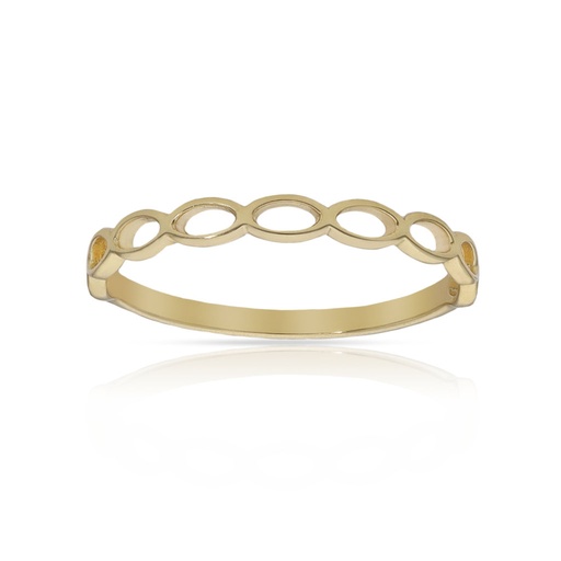 SORTIJA ORO 18KL OVAL