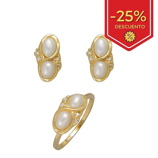SORTIJA ORO 18KL PERLA