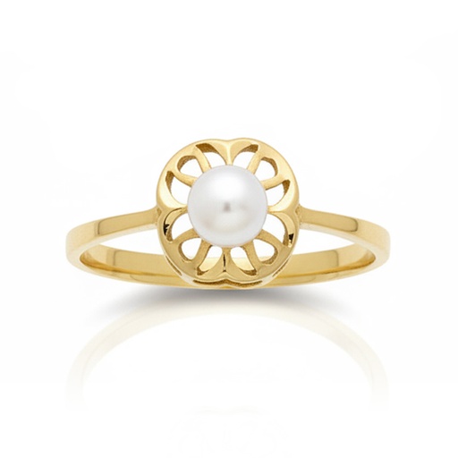 SORTIJA ORO 18KL PERLA CULTIVADA