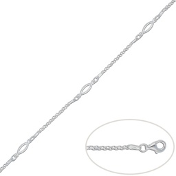 [AG181] PULSERA OVAL PLATA 925MM