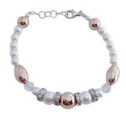 [AG71] PULSERA PERLAS CHINAS PLATA 925MM