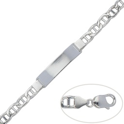 [AG121] PULSERA PLATA 925MM PLACA