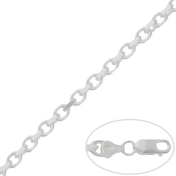 [AG399] CADENA PLATA 925MM ROLOT 4 CARAS - 5.50MM