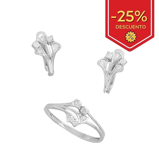 SORTIJA ORO BLANCO 18KL