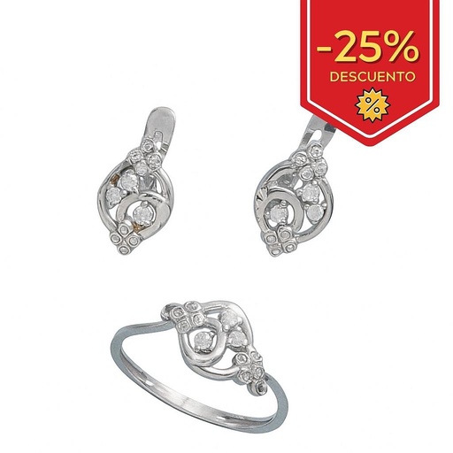 SORTIJA ORO BLANCO 18KL