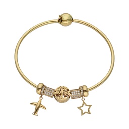 [CH70] PULSERA RIGIDA ORO 18KL - ARBOL DE LA VIDA