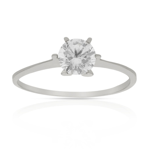 SORTIJA ORO BLANCO 18KL CIRCONITA