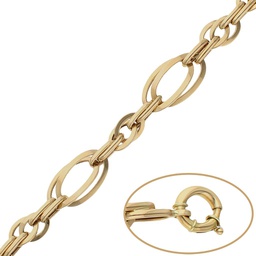 [PU787] PULSERA TROQUELADAS ORO 18KL