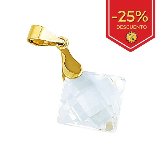 COLGANTE EN ORO DE 18KL CIRCONITA
