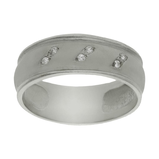 SORTIJA ORO BLANCO 18KL CIRCONITAS