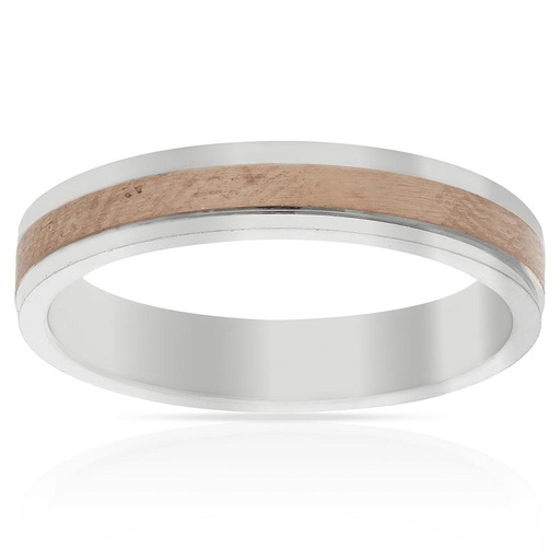 ALIANZA PLATA 925MM BICOLOR - 4MM