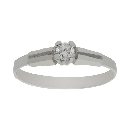 SORTIJA ORO BLANCO 18KL DIAMANTE