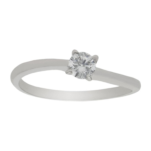 SORTIJA ORO BLANCO 18KL DIAMANTE