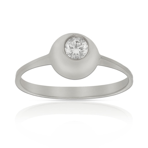 SORTIJA ORO BLANCO 18KL DIAMANTE
