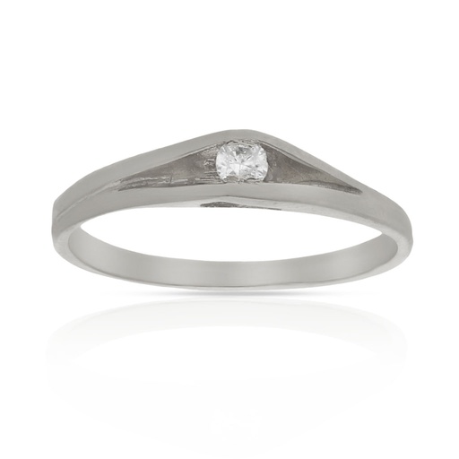 SORTIJA ORO BLANCO 18KL DIAMANTE
