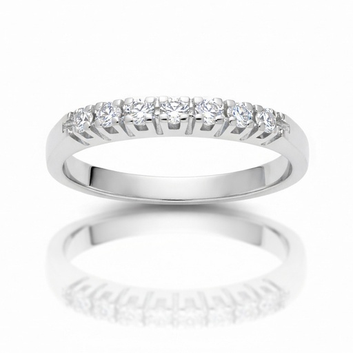 SORTIJA ORO BLANCO 18KL DIAMANTES