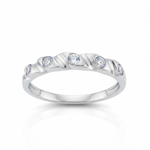 SORTIJA ORO BLANCO 18KL DIAMANTES