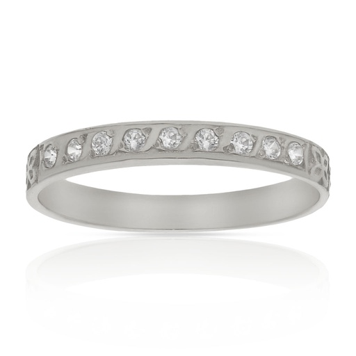 SORTIJA ORO BLANCO 18KL DIAMANTES