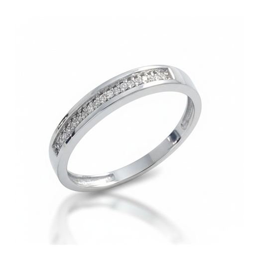 SORTIJA ORO BLANCO 18KL DIAMANTES