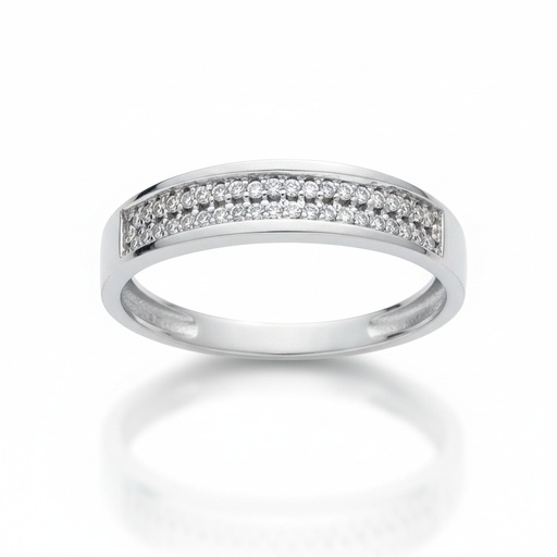 SORTIJA ORO BLANCO 18KL DIAMANTES
