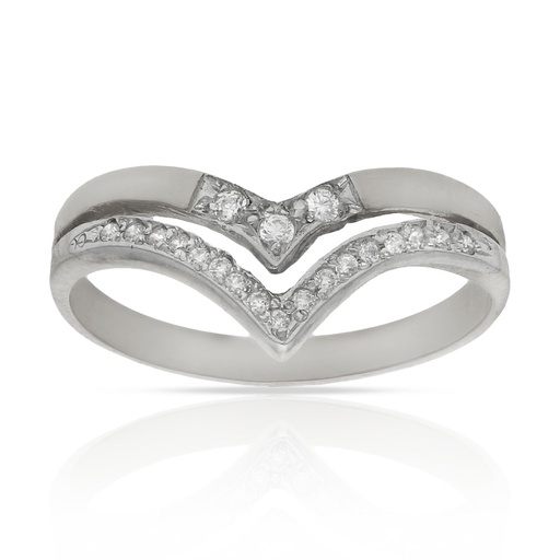 SORTIJA ORO BLANCO 18KL DIAMANTES
