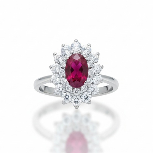 SORTIJA ORO BLANCO 18KL DIAMANTES 