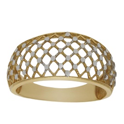 [S412] SORTIJA BICOLOR ORO 18KL