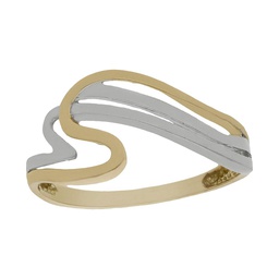 [S727] SORTIJA BICOLOR ORO 18KL