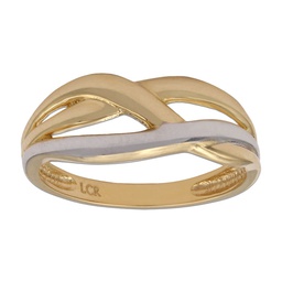[S976] SORTIJA BICOLOR ORO 18KL