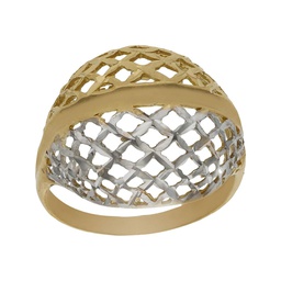 [S408] SORTIJA BICOLOR ORO 18KL