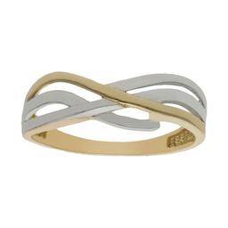 [S722] SORTIJA BICOLOR ORO 18KL 